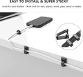 N NOROCME 192 PCS Cable Management Kit 4 Wire Organizer Sleeve,11 Cable Holder,35Cord Clips 10+2 Roll Cable Organizer Straps and 100 Fastening
