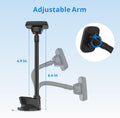 Apps2Car Magnetic Car Phone Holder Mount [6 Strong Magnets], Cell Phone Holder Car [Suction Cup], Phone Car Holder Mount [Windshield Dashboard]