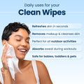 Clean Skin Club XL Premium Face Wipes, 40% Larger than Normal Wipes, Extra Moist Makeup Removing Towelettes, 30 Count, Facial Cleansing Cloth,