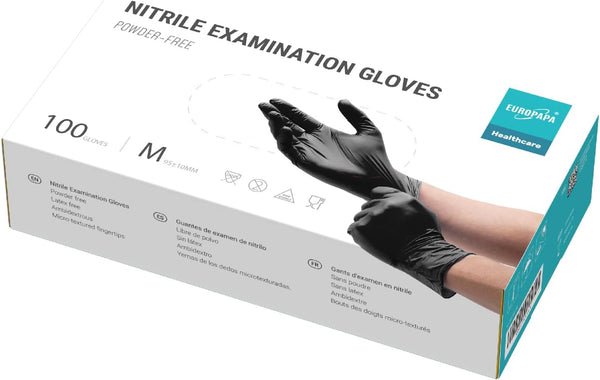 Nitrile Examination Gloves, Pack of 100