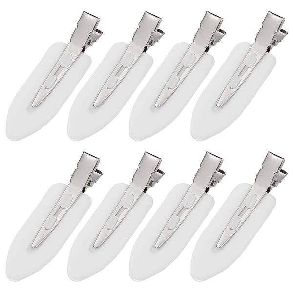 8Pcs No Bend No Crease Hair Clips - Styling Duck Bill Clips Alligator Hair Barrettes for Styling Sectioning, Small Gifts for Women Girl Salon