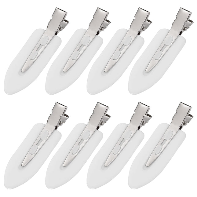 8Pcs No Bend No Crease Hair Clips - Styling Duck Bill Clips Alligator Hair Barrettes for Styling Sectioning, Small Gifts