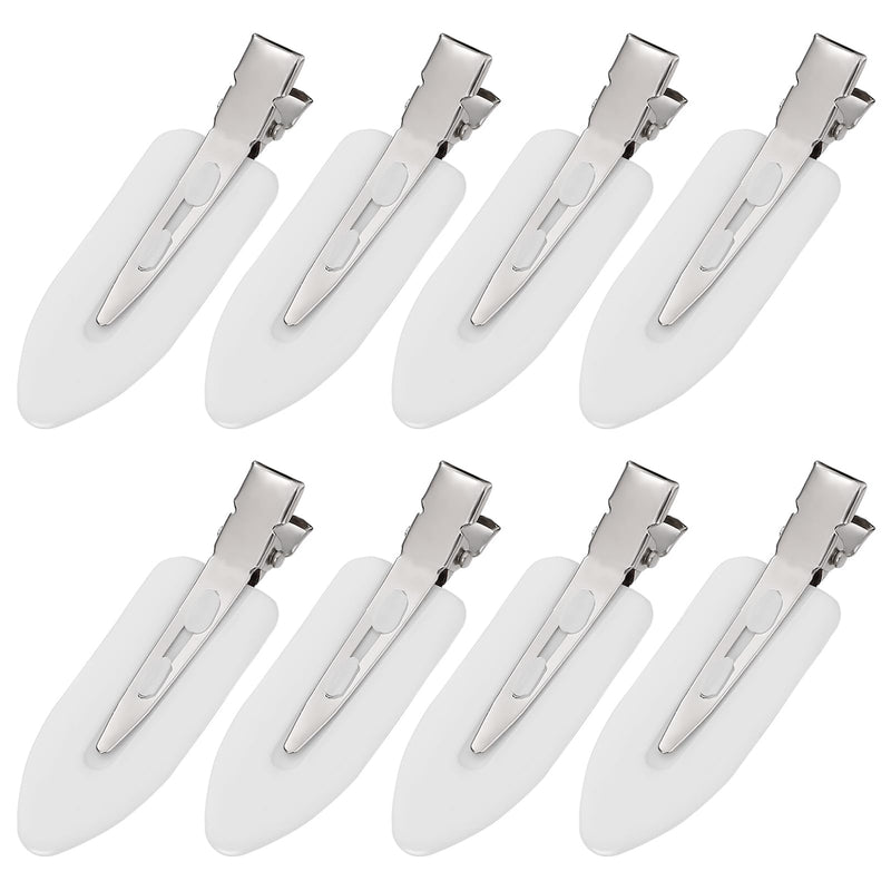 8Pcs No Bend No Crease Hair Clips - Styling Duck Bill Clips Alligator Hair Barrettes for Styling Sectioning, Small Gifts for Women Girl Salon