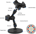 Magnetic Phone Holder,Heavy Duty Phone Mount for Truck/Tractor/Forklift/Boat/Motor Vehicles,Fit 3.5~7.5" Iphone/Nexus/Smartphone,360Â°Adjustable