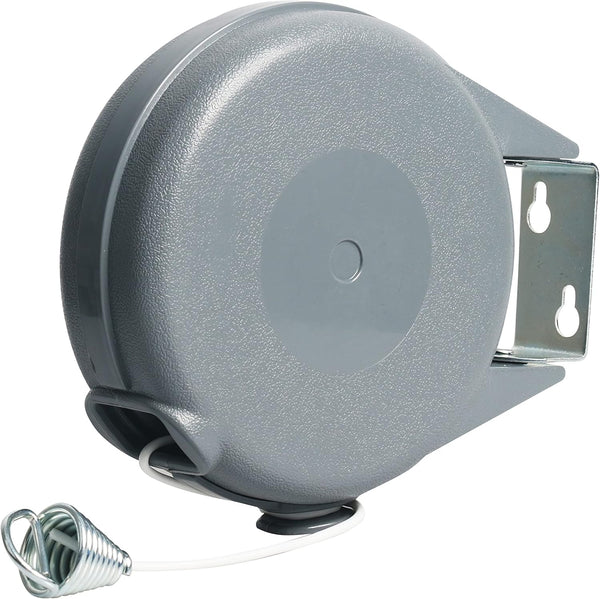 Retractable Clothesline Heavy Duty Retracting Clothes Line Outdoor and Indoor with Durable ABS Shell and 38 Feet Extruded PVC Line,With Lock to