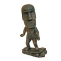 Moai Statue Decor - 6 Inch Easter Island Oranment Resin Stone Decoration for Room Accessories Antique Sculpture for Office Desktop (Surfing)