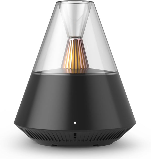 Essential Oil Diffuser, Modern Style Aroma Diffusers with Candle Light Remote Control, USB Powered 150Ml Ultrasonic Cool Mist Aromatherapy for