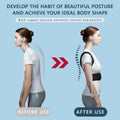 Back Brace Posture Corrector, Adjustable Posture Back Brace, Men/Women Back Posture Corrector, Upper and Lower Back Pain Relief - Scoliosis,