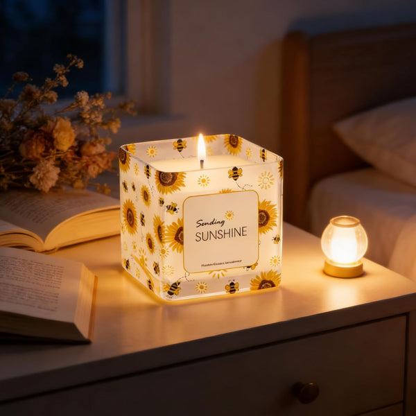 Sunflower Gift Baskets for Women, 18 Pcs Sending Sunshine Unique Birthday Cheer up Box Self Care Package, Get Well Soon Spa Gifts Baskets