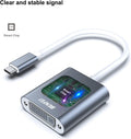 BENFEI USB C to DVI Adapter, Type-C to DVI Adapter [Thunderbolt 3/4 Compatible] with Iphone 15 Pro/Max, Macbook Pro/Air 2023, Ipad Pro, Imac, S23,