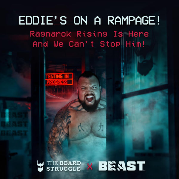 The Beard Struggle the Beast Line Beard Oil for Men Ragnarok Rising Eddie Hall Beast Line - Signature Edition - Day Liquid Tonic Beard Growth Oil