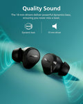 PHILIPS TAT1219 Wireless Earbuds,True Wireless Headphones,Powerful Bass with 10 Mm Driver,Clear Call Quality with AI Mic,18 H Battery