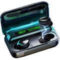 Wireless Earbuds with Large Charging Case,Ipx7 Waterproof, Hi-Fi Stereo Sound