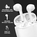 Yobola Wireless Earbuds, Bluetooh Earbuds, Deep Bass Light Weight Mini Wireless Headphones for Running/Fitness, 25Hrs Playtime, Built-In