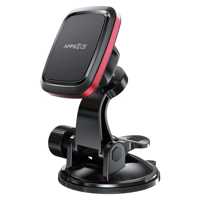 Apps2Car Magnetic Car Phone Mount with Adjustable Arm & 6 Strong Magnets Universal Dashboard Windshield Cell Phone Holde
