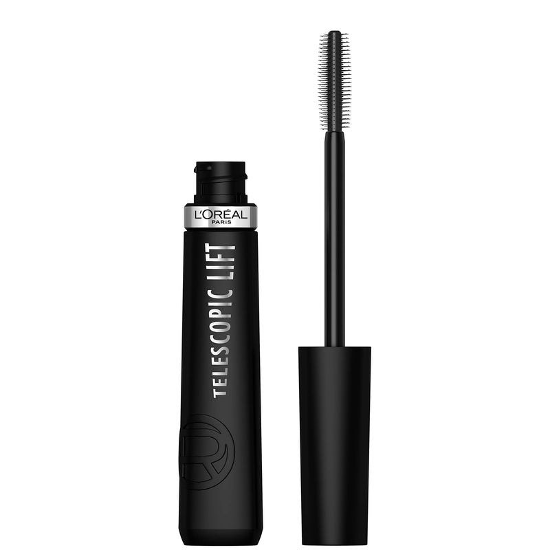 LâOrÃ©al Paris Telescopic Lift Washable Mascara, Lengthening and Volumizing Eye Makeup, Lash Lift with up to 36HR Wear, Black, 0.33 Fl Oz