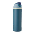 Owala Freesip Insulated Stainless Steel Water Bottle with Straw for Sports, Travel, and School Bpa-Free Sports Water Bottle, 24 Oz, Denim