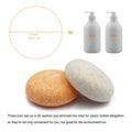 VERT 100% Natural Shampoo Bar for Hair 2 Pieces Solid Shampoo Soap for Treated Dry Damaged Hair Vegetarian Plant Essence Helps Stop Hair Loss and