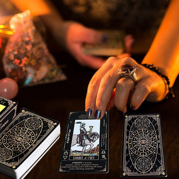 SUNHHX Tarot Cards Set with Guide Book for Beginners