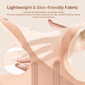 Fit Geno Posture Corrector for Women Invisilite: Invisible Lightweight Back Brace for Neck Shoulder & Upper Back Pain Relief - Improve Posture