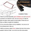 Windshield Gasket, Glass Rubber Seal for Car Windshield Small, Truck and Van,13 Feet (4 Meter)