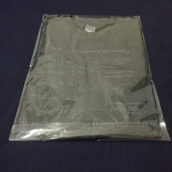 50 Pcs 12" X 16" Self Seal Clear Cellophane Bags Resealable Plastic Apparel Bag Perfect for Packaging Clothing, T-Shirt, Brochure, Prints,