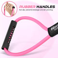 Figure 8 Resistance Band, Exercise Bands for Back, 8 Shaped Resistance Bands for Arms, Shoulder, Leg Stretching, Physical Therapy, Yoga, Pilates,