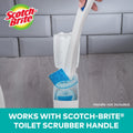 Scotch-Brite Disposable Toilet Scrubber Refills, Removes Rust & Hard Water Stains, 10 Disposable Refills Blue 10 Count (Pack of 1)