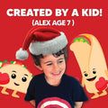 Taco Vs Burrito - the Wildly Popular Surprisingly Strategic Card Game Created by a 7 Year Old - 5 Ways to Play - a Family-Friendly Party Game for