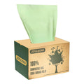 13 Gallon Trash Bags Biodegradable Compost Recycling Trash Bags, Compostable For Kitchen, 100 Count, 1.2 Mils,60 Liter, Recyclable Composta Large