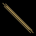 3/16 Inch Brass round Rod, Favordrory 4PCS Brass round Rods Lathe Bar Stock, 3/16 Inch in Diameter 14 Inches in Length