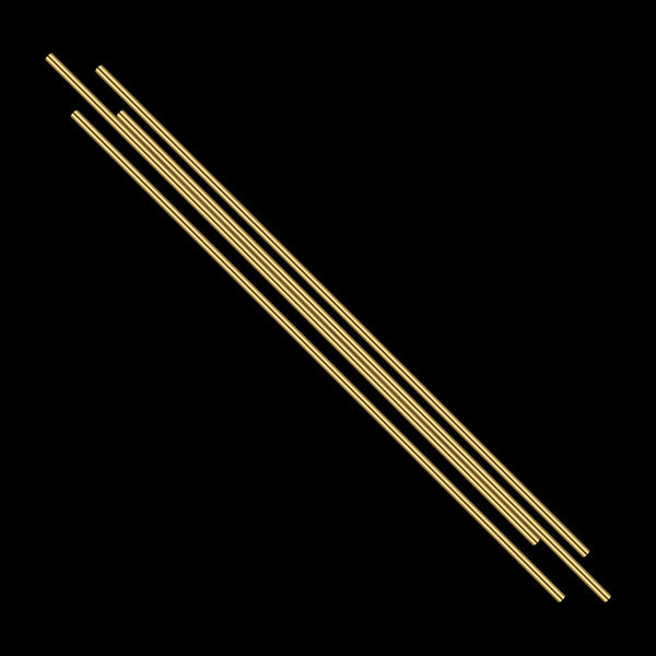 3/16 Inch Brass round Rod, Favordrory 4PCS Brass round Rods Lathe Bar Stock, 3/16 Inch in Diameter 14 Inches in Length