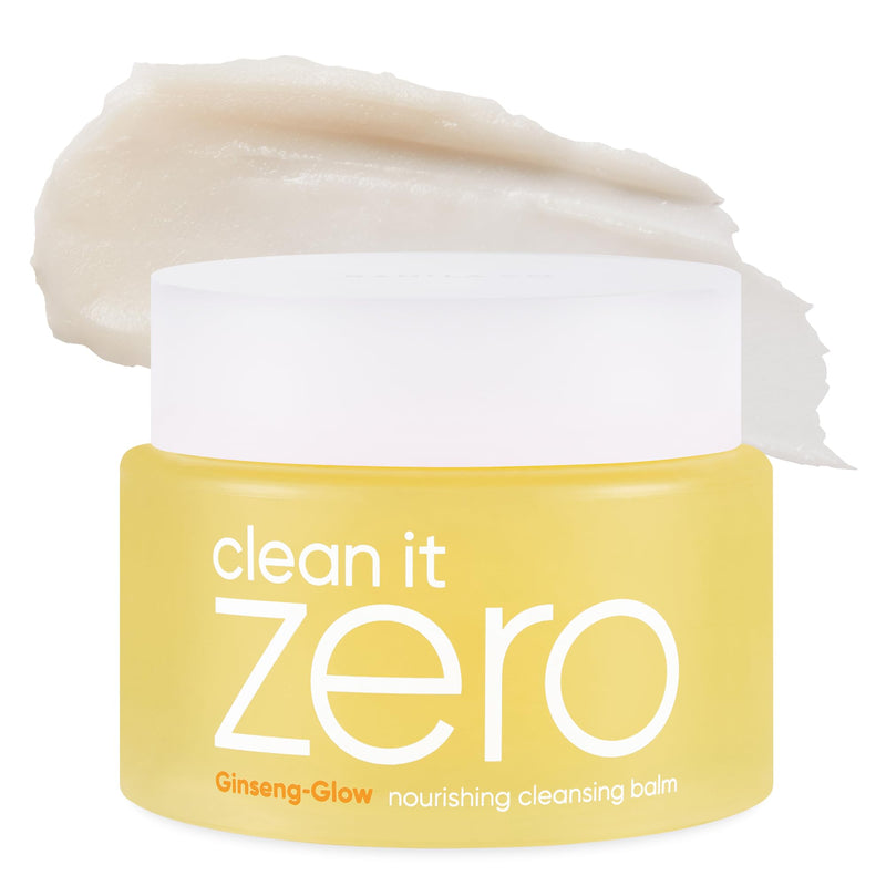 BANILA CO Clean It Zero Nourishing Cleansing Balm | Korean Makeup Remover for Dry Skin | Vegan | Cleansing Oil, Facial Cleanser Made with Ginseng