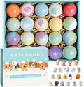 Bath Bombs for Kids with Surprise inside for Girls Boys Toddlers, 20 Pack Organic Kids Bath Bombs with Puppy Dolls Inside, Kids Safe Handmade