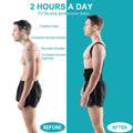 Back Brace Posture Corrector for Women and Men, Relief for Waist, Back and Shoulder Pain, Adjustable and Breathable, Improve Posture XL(37"-42")