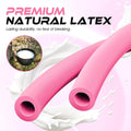 Figure 8 Resistance Band, Exercise Bands for Back, 8 Shaped Resistance Bands for Arms, Shoulder, Leg Stretching, Physical Therapy, Yoga, Pilates,