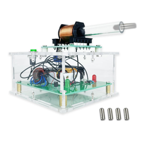 EIELE Soldering Practice Kits Electromagnetic Emitter DIY Soldering Project Electronic Kits Mini Voltage Converter Module Suitable for Students