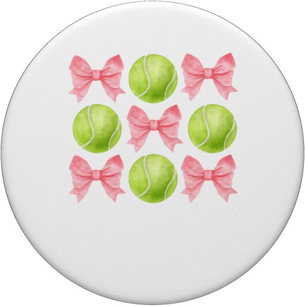 Tennis Mom Sister Tween Teen Girl Girly Pink Bow Preppy Popsockets Standard Popgrip