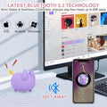 Small Bluetooth Speaker, Cute Cat Mini Wireless Speakers with Loud Stereo Sound, Built-In Mic, Super Bass, Dual Pairing, Portable Speaker for Teen