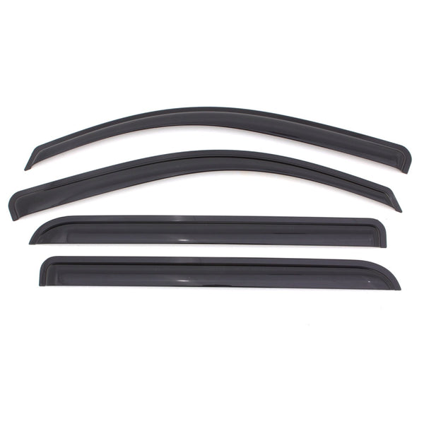 Auto Ventshade [AVS] outside Mount Rain Guards for 2010 - 2017 GMC Terrain | Window Vent Visors, 4 Pcs. - Smoke | 94167