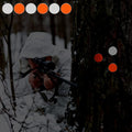 Epakh 200 Pack Reflective Tacks Trail Marking Tacks Reflective Trail Markers Hunting Reflector Mark Trail for Hunting Hiking Camping Tree