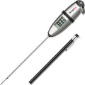 Thermopro TP02S Digital Food Thermometer for Cooking Bread Baking Sourdough Liquids, Meat Thermometer Digital with Super Long Probe for Grill