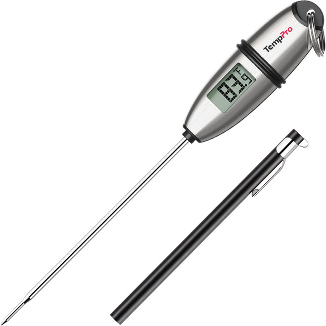 Thermopro TP02S Digital Food Thermometer for Cooking Bread Baking Sourdough Liquids, Meat Thermometer Digital with Super