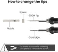 Soldering Iron Kit, 60W Soldering Iron, 5 Soldering Iron Tips, 21-In-1 Adjustable Temperature, Solder Wire, Stand, Desoldering Pump, Soldering