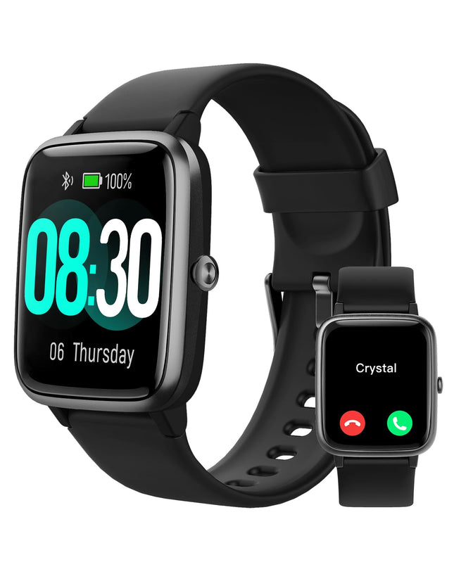 GRV Smart Watch for Ios and Android Phones (Answer/Make Calls), Watches for Men Women IP68 Waterproof Smartwatch Fitness