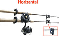 Brocraft (Set of 2) Fishing Wall Rod Holders/Fishing Rod Storage -Black