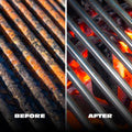 BBQ-AID All Angles BBQ Grill Brush for Outdoor Grill â Cleans All Angles, Large Wooden Handle, and Stainless Steel Bristles - BBQ Brush for Grill