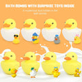 Bath Bombs for Kids with Surprise Inside,8 Pack Kids Bath Bombs Gift Set, Natural and Organic Bubble Bath Fizzy with Bath Toys, Birthday Gifts for