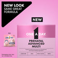 One a Day Womens Prenatal Advanced Complete Multivitamin with Brain Support* with Choline, Folic Acid, Omega-3 DHA & Iron for Pre, during and Post