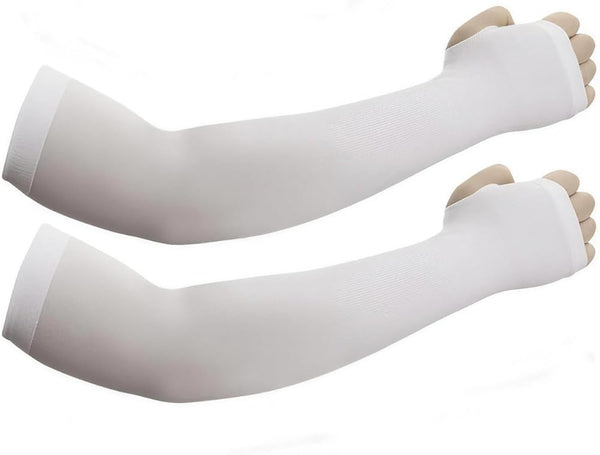 Sun Protection Arm Sleeves with Thumb Holes for Men Women,Cooling Compression UV Arm Cover,Outdoor Sports Sleeve Arm